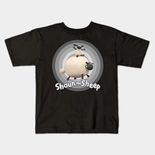 Vintage TV Series The Sheep Cartoon Shaun Kids T-Shirt